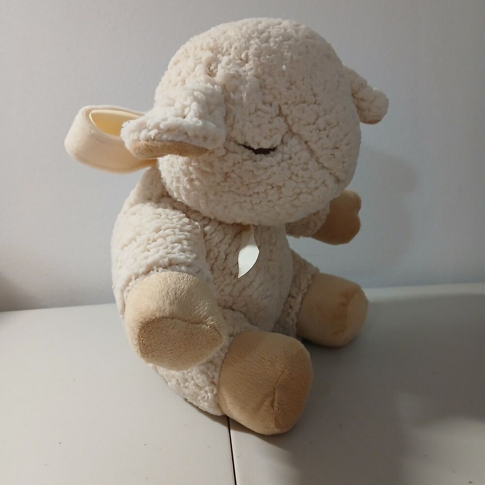 CloudB Nightime Sleep Sheep Stuffed Animal Plush Heartbeat Timer Sounds 12 Inch - Picture 2 of 8